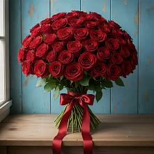 Букет Красные розы Блэк Меджик в Вуктыле