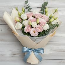 Букет цветов из:  Лизиантусы #REPLACE_PRED# Вуктыле