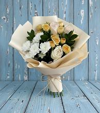 Букет цветов из:  Розы и Хризантемы #REPLACE_PRED# Вуктыле