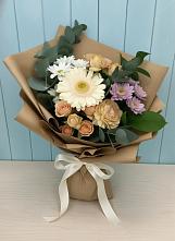Букет цветов из:  Герберы и Хризантемы в Вуктыле