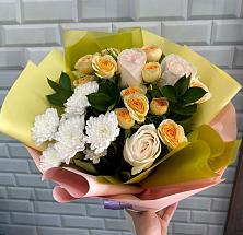 Букет цветов из:  Розы и Хризантемы #REPLACE_PRED# Вуктыле