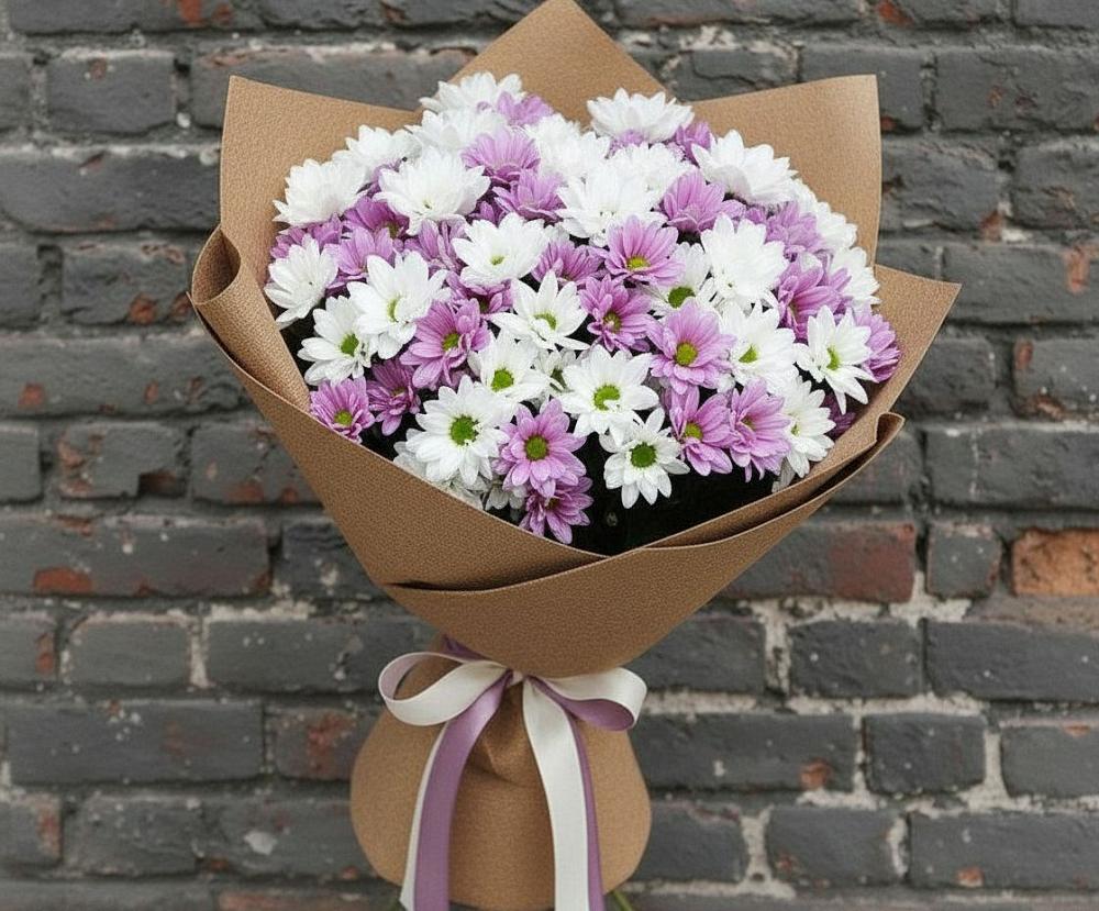 Букет цветов из: Хризантемы в Вуктыле