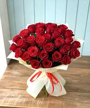 Букет 29 Красных роз в Вуктыле