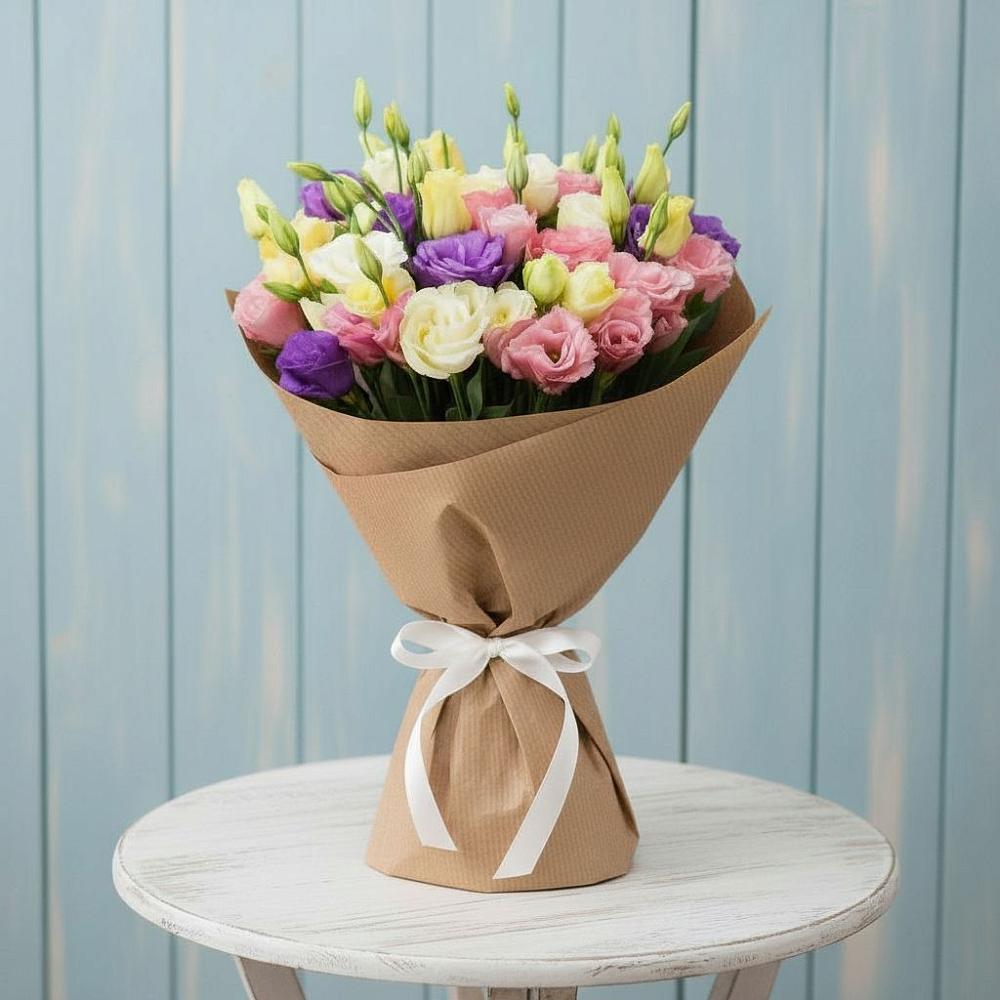 Букет цветов из: Лизиантусы в Вуктыле