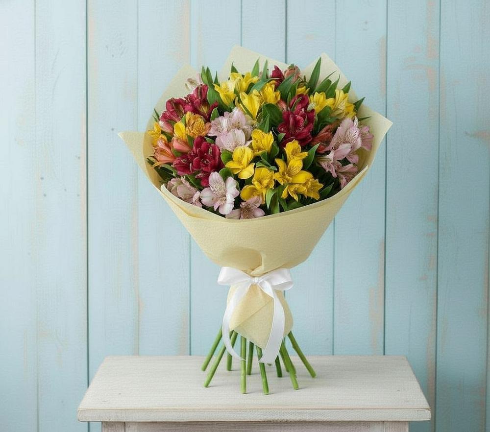 Букет цветов из: Альстромерии в Вуктыле