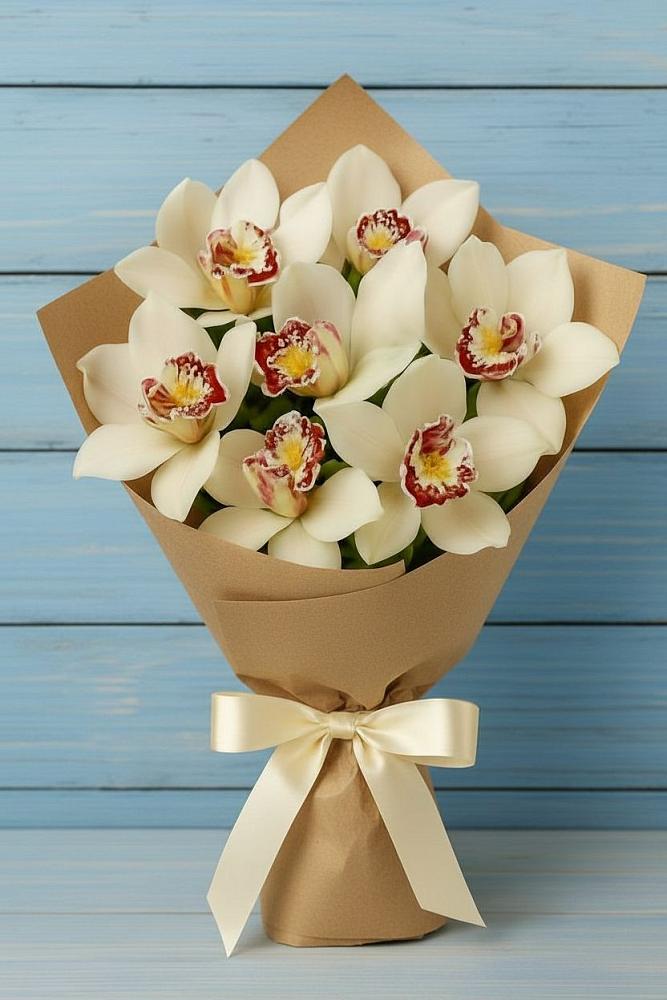 Букет цветов из: Орхидеи и Розы в Вуктыле